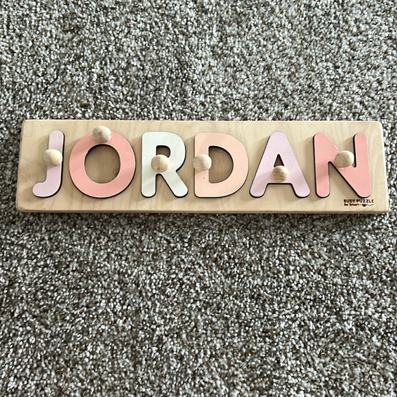 “Jordan” name puzzle - Picture 1 of 3